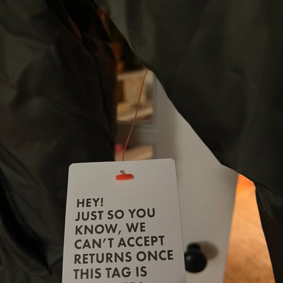 ASOS DESIGN Curve Teddy Lined Longline Rain Coat in Khaki - Picture 6 of 6